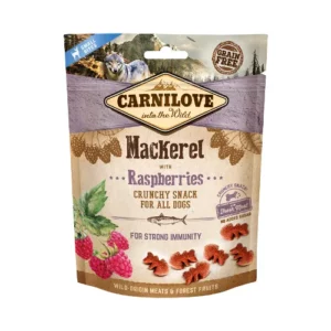 carnilove crunchy snack mackerel with raspberries 200 g