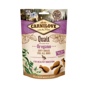 CARNILOVE Soft Snack - Caille à l'origan - 200 g