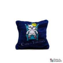 Cuscino da gioco con valeriana - CATS ON THRONES - Blu