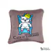 Play cushion with valerian - CATS ON THRONES - Gray