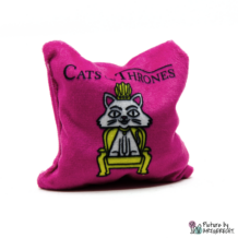 Cuscino da gioco con valeriana - CATS ON THRONES - Rosa