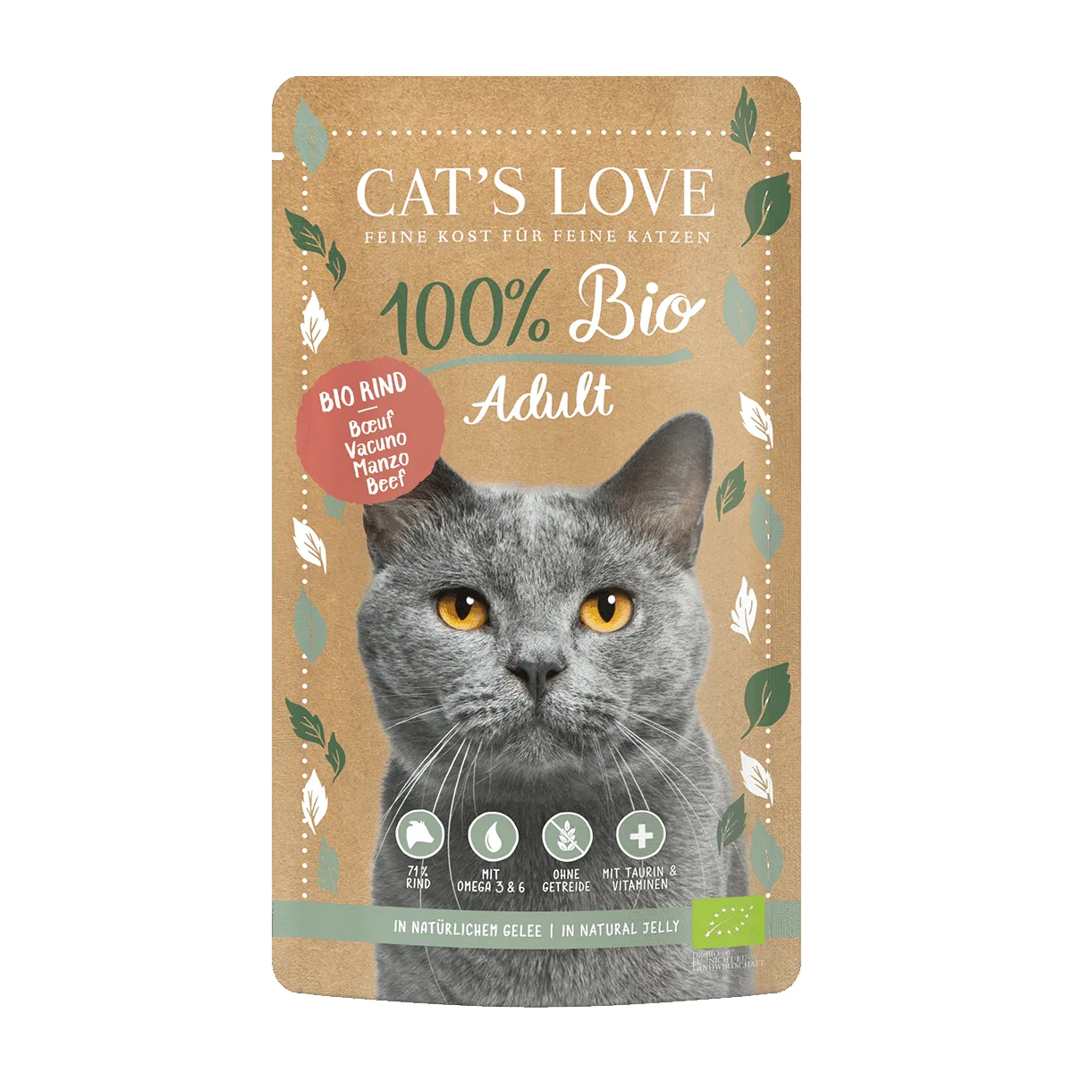 CAT'S LOVE Bio Rind - 100 g