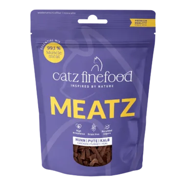 catz finefood Meatz ESSENTIAL MIX - pollo, vitello, tacchino - 45 g