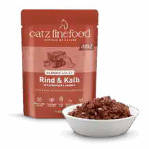 catz finefood CLASSIC - Rind & Kalb - 85g