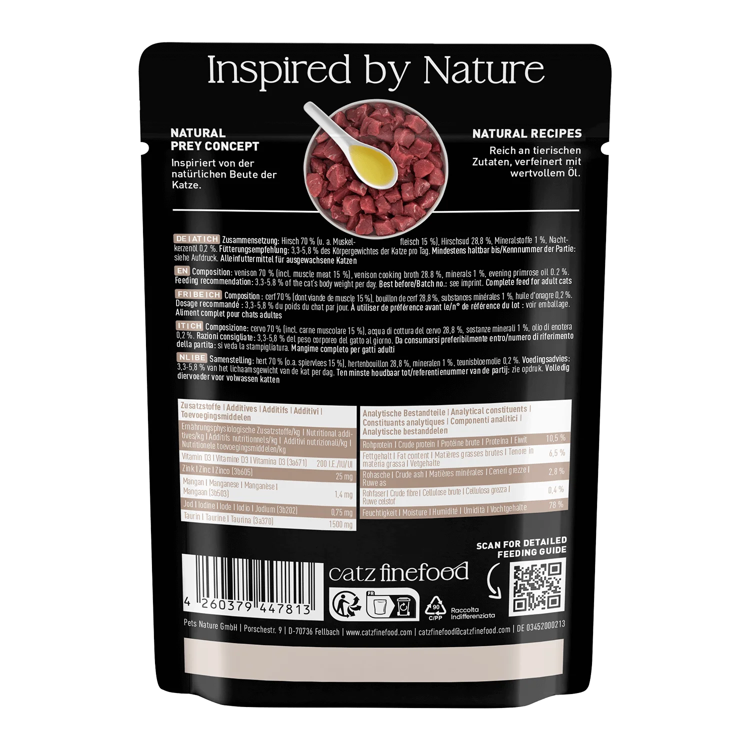 catz finefood PURE Hirsch - 85g – Bild 3