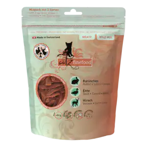 catz finefood Meatz WILD MIX - coniglio, anatra, cervo - 45 g