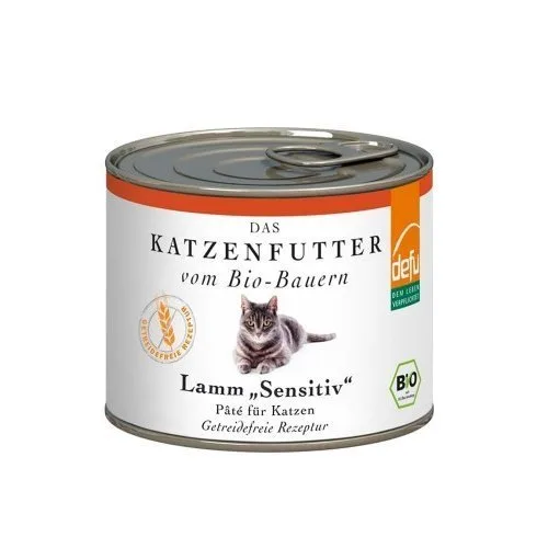 defu DAS KATZENFUTTER vom Bio-Bauern - Lamm "Sensitive" Paté - 200 g