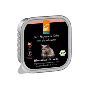 defu Pure Bites in gelatina da agricoltori biologici - salmone atlantico biologico - 100 g
