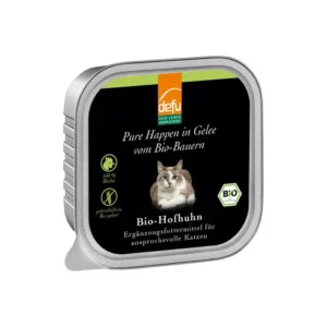 defu Pure Bites in gelatina da agricoltori biologici - pollo da cortile biologico - 100 g