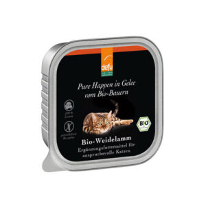 defu Pure Bites in jelly from organic farmers - organic pasture lamb - 100 g