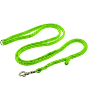 DINOLEINE dog lead - infinitely adjustable - 130-220 cm - 8mm - neon green