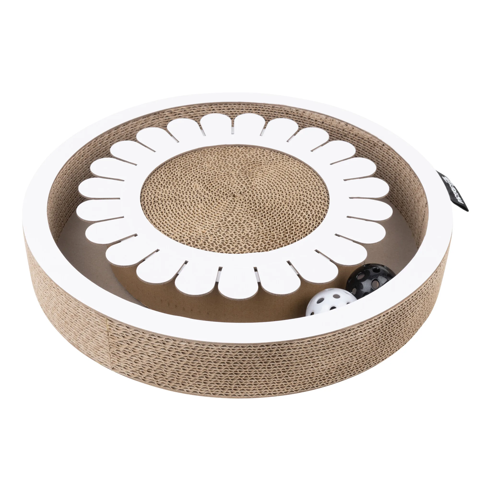DISTRICT 70 cardboard scratch toy «BLOOM» - Weiss – Image 2