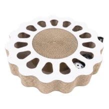 DISTRICT 70 cardboard scratch toy «SUNNY» - White