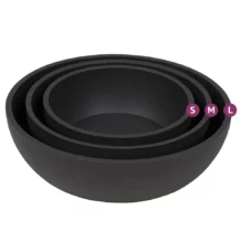 DISTRICT 70 BAMBOO - dog bowl - S - DM 14 cm - 570 ml - Dark Grey