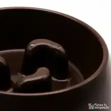 DogMA Ciotola ad alimentazione lenta - 1000 ml - Marrone