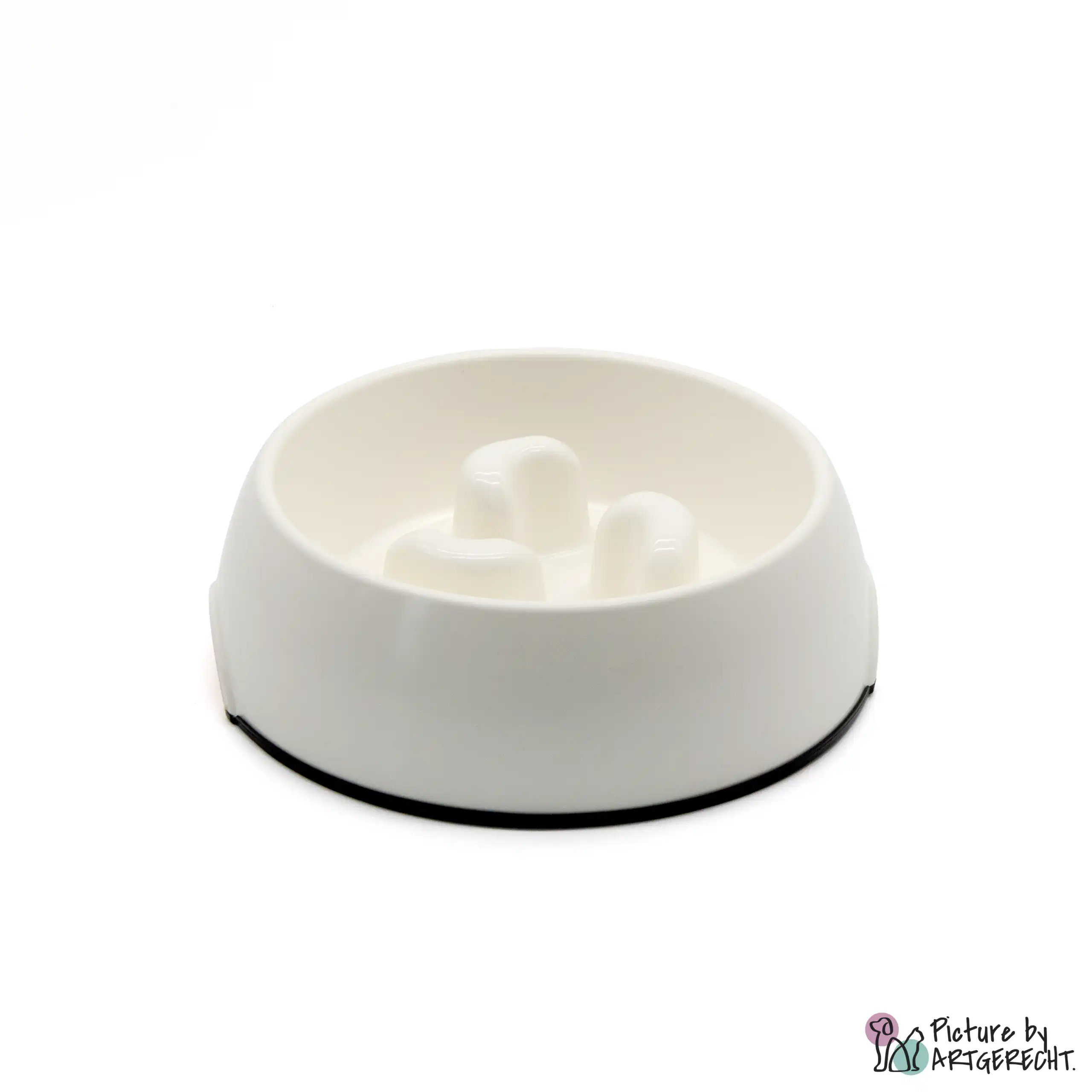 dogMA Slow Feed Bowl - 1000 ml - White