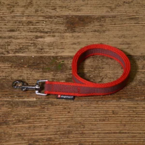 dogsmart Kurzführer Leine gummiert - 2x45 cm - ohne Handschlaufe - Rot