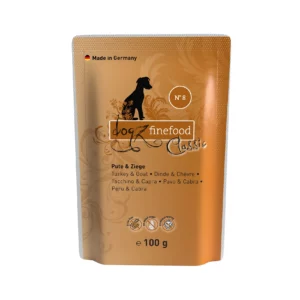 dogz finefood N°8 - Tacchino e capra - 100 g