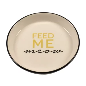 Keramik Katzenfutternapf "FEED ME meow"