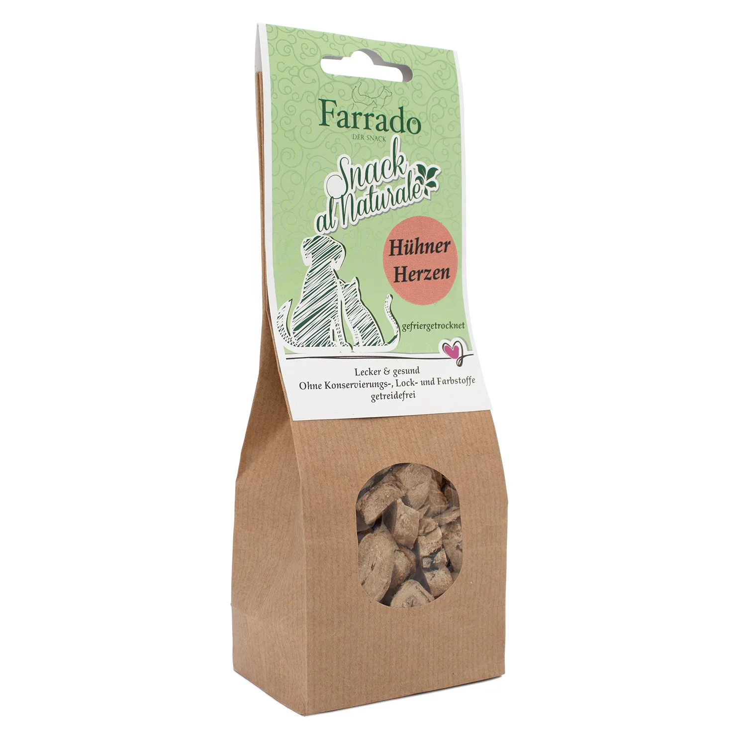 Farrado DER SNACK - Hühnerherzen - 30 g