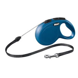 flexi NEW CLASSIC M - cord - 5 meters - max. 20 kg - blue
