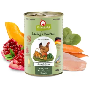 GranataPet Repas Préféré Poulet & Potiron - 400 g
