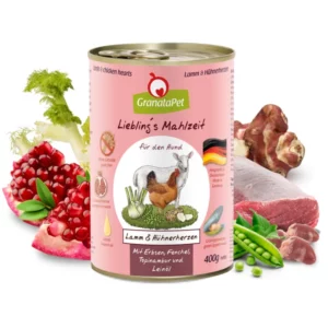 GranataPet Lieblings Mahlzeit Lamm & Hühnerherzen - 400 g