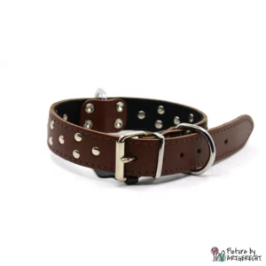 Collar STELLA - 3x55 cm - Brown