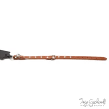 Halsband - STELLA - 1.6x40 cm - Natural/Braun