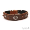 HUNTER Collar "Heart" - Leather - 60 cm - Brown