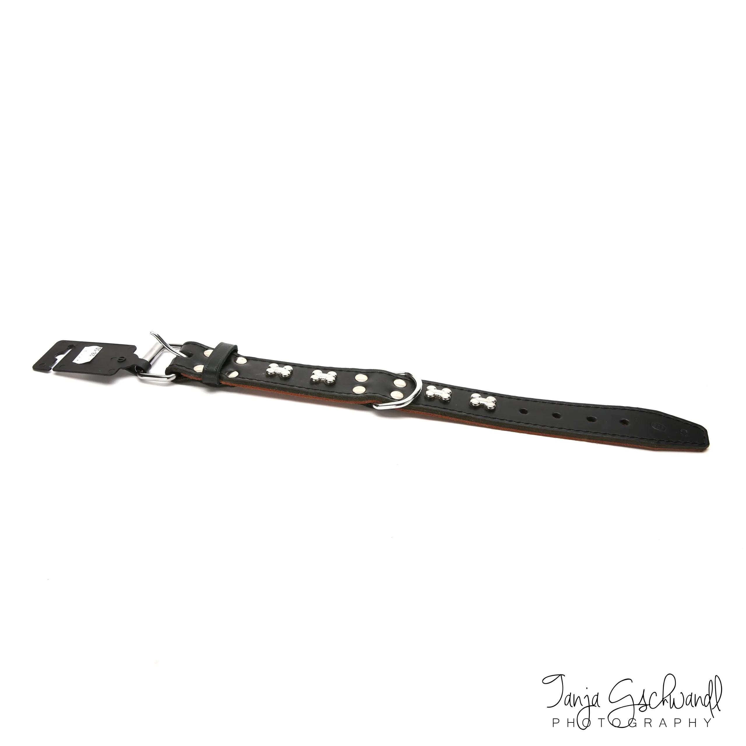 JAGO Lederhalsband mit Knochen - 4,5 x 80 cm - Image 3