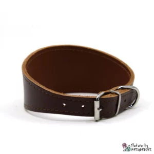 B&F Sighthound collar - 42 cm - Dark brown
