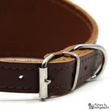 B&F Sighthound collar - 42 cm - Dark brown