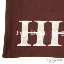 Coperta in pile Happy House - 130 cm x 170 cm - marrone/beige