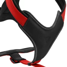 HUNTER Hundegeschirr - Neopren - XL - Rot/Schwarz