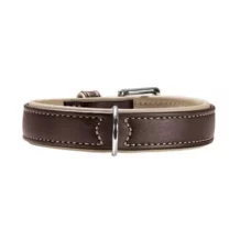 Collare in pelle di alce HUNTER - 21-25 cm