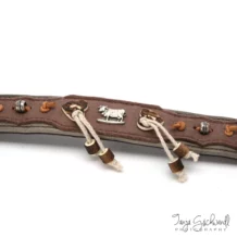 HUNTER Halsband "Alm" - Nappaleder - 50 cm - Schwarz