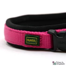 HUNTER Halsband Neopren Vario Plus - Pink/Schwarz - 1.5 x 35 cm