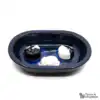 Ceramic bowl Switzerland Ceramic bowl for Surefeed automatic feeder - anti-snagging bowl - black/blue with cats and mouse