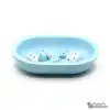 Ceramic bowl Switzerland Ceramic bowl for Surefeed automatic feeder - Anti-snagging bowl - Turquoise with aquatic inhabitants