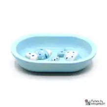 Ceramic bowl Switzerland Ceramic bowl for Surefeed automatic feeder - Anti-snagging bowl - Turquoise with aquatic inhabitants