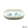 Ceramic bowl Switzerland Ceramic bowl for Surefeed automatic feeder - Anti-snagging bowl - White with aquatic inhabitants (light blue)