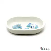 Ceramic bowl Switzerland Ceramic bowl for Surefeed automatic feeder - Anti-snagging bowl - White with aquatic inhabitants (light blue)