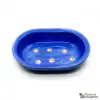 Ceramic bowl Switzerland Ceramic bowl for Surefeed feeder - Blue with golden paws
