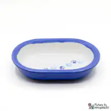 Ceramic bowl Switzerland Ceramic bowl for Surefeed feeder with paw track - Blue