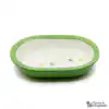 Ceramic bowl Switzerland Ceramic bowl for Surefeed feeder with paw track - Green