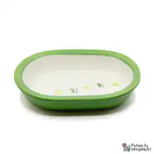 Ceramic bowl Switzerland Ceramic bowl for Surefeed feeder with paw track - Green