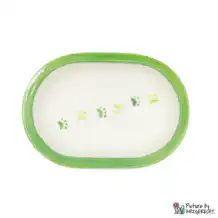 Ecuelle en céramique Suisse Ecuelle en céramique pour distributeur automatique de nourriture Surefeed avec trace de patte - Vert