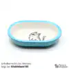 Ceramic bowl Switzerland Ceramic bowl for Surefeed automatic feeder with motif - No. 1 Light blue