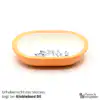 Ceramic bowl Switzerland Ceramic bowl for Surefeed feeder with motif - No. 3 Neon orange